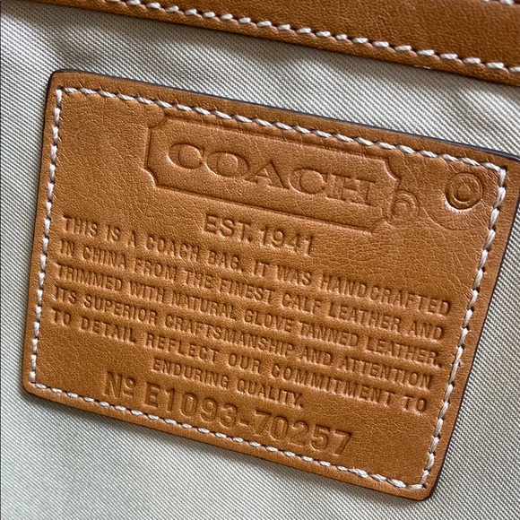 Coach Brown Leather Messenger Bag - Picture 15 of 15
